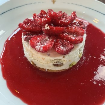 St Lawrence Restaurant - Frozen pistachio nougat with raspberry - French Near Me - Vancouver, British Columbia St Lawrence Restaurant - Frozen pistachio nougat with raspberry - French Near Me - Vancouver, British Columbia