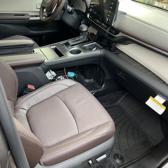 The Discerning Detailer - Toyota front interior - Auto Detailing Near Me The Discerning Detailer - Toyota front interior - Auto Detailing Near Me