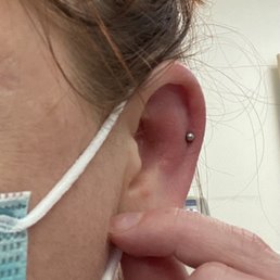 Helix piercing Helix piercing