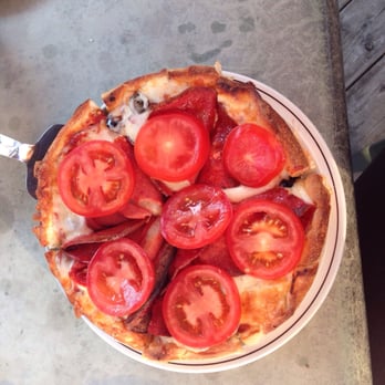Michael's Pizza - This is the Kim special. Pepperoni on top of the cheese black olives and fresh tomatoes - Pizza Near Me - Calgary, Alberta