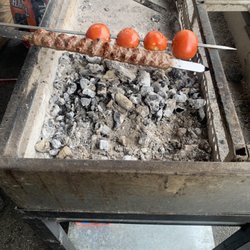 Hut Bakery - Kubideh kebab and tomato