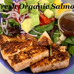 Blackened Organic Salmon Blackened Organic Salmon