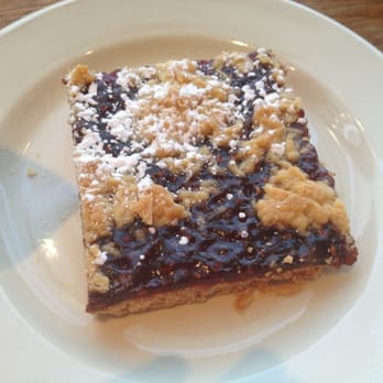 Flour Bakery + Cafe - Raspberry crumb bar - Coffee & Tea Near Me - Cambridge, Massachusetts