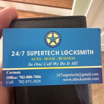 24/7 Supertech Locksmith - Business card - Keys & Locksmiths Near Me