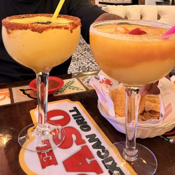 El Paso Mexican Grill - Large passion fruit and peach margaritas. - Mexican Near Me - Kenner, Louisiana
