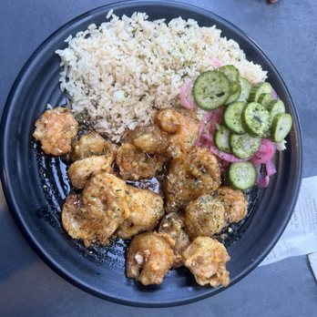 Seasalt Fish Grill - North Shore Shrimp Bowl - Seafood Near Me - Culver City, California