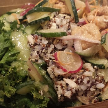 Nood Food - Small salad with four choices (kale avocado, quinoia, tofu radish carrot and cucumber salad... - Cafes Near Me - Hong Kong, HK