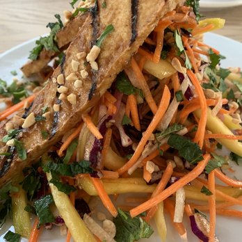Mila - Mango slaw with smoked tofu - Vegan Near Me - Vancouver, British Columbia