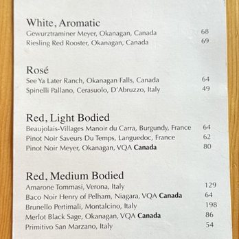 Evil Dave's Grill - Wine lists - Canadian (New) Near Me - Jasper, Alberta
