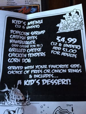 Menu photo 7 Crazy Alan's Swamp Shack Kemah, TX
