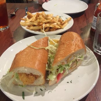 The Parish Cafe - Shrimp poor boy.  Big enough to share. - Cajun/Creole Near Me - Healdsburg, California