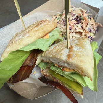Noble Beast Brewing - BLT and slaw - Breweries Near Me - Cleveland, Ohio