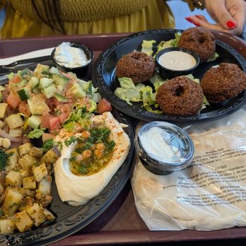 Lazeez Grill & Bakery - Falafel plate - Mediterranean Near Me - Los Angeles, California Lazeez Grill & Bakery - Falafel plate - Mediterranean Near Me - Los Angeles, California