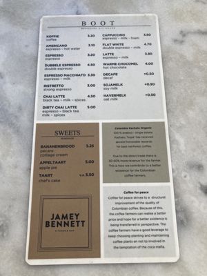 Menu photo 1 Jamey Bennett Den Haag, ZH