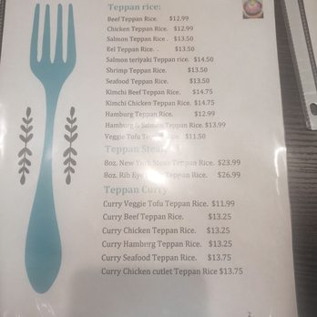 Devil’s Kitchen & Teppan - Menu blown up 10/22/21 - Teppanyaki Near Me - Eastvale , California Devil’s Kitchen & Teppan - Menu blown up 10/22/21 - Teppanyaki Near Me - Eastvale , California