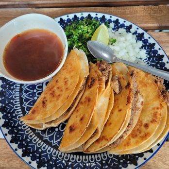 La Querida - Quesabirria with beef consome - Mexican Near Me - Burnaby, British Columbia La Querida - Quesabirria with beef consome - Mexican Near Me - Burnaby, British Columbia