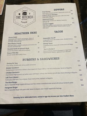Menu photo 2 Left Turn Distillery Albuquerque, NM