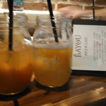 The Bayou - Maple Peach Sour and Whiskey Crush...yummy dangerous! - New American Near Me - Bethlehem, Pennsylvania