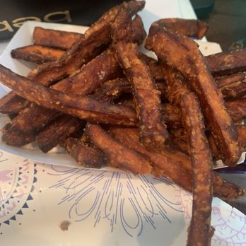 Rock n Roll Burger - Burnt Sweet Potato Fries - American Near Me - Simi Valley, California Rock n Roll Burger - Burnt Sweet Potato Fries - American Near Me - Simi Valley, California