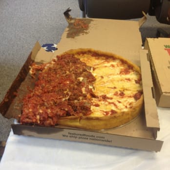 Gino's East - South Loop - This was how my pizza came...delivered - Pizza Near Me - Chicago, Illinois Gino's East - South Loop - This was how my pizza came...delivered - Pizza Near Me - Chicago, Illinois