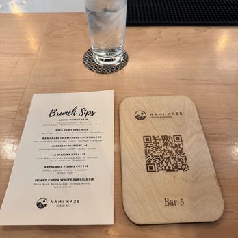 Nami Kaze - Brunch menu - Japanese Near Me - Honolulu, Hawaii
