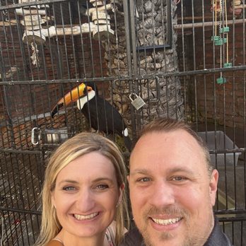 Mozambique - Me and my fiancé with the toucan - Steakhouses Near Me - Laguna Beach, California Mozambique - Me and my fiancé with the toucan - Steakhouses Near Me - Laguna Beach, California