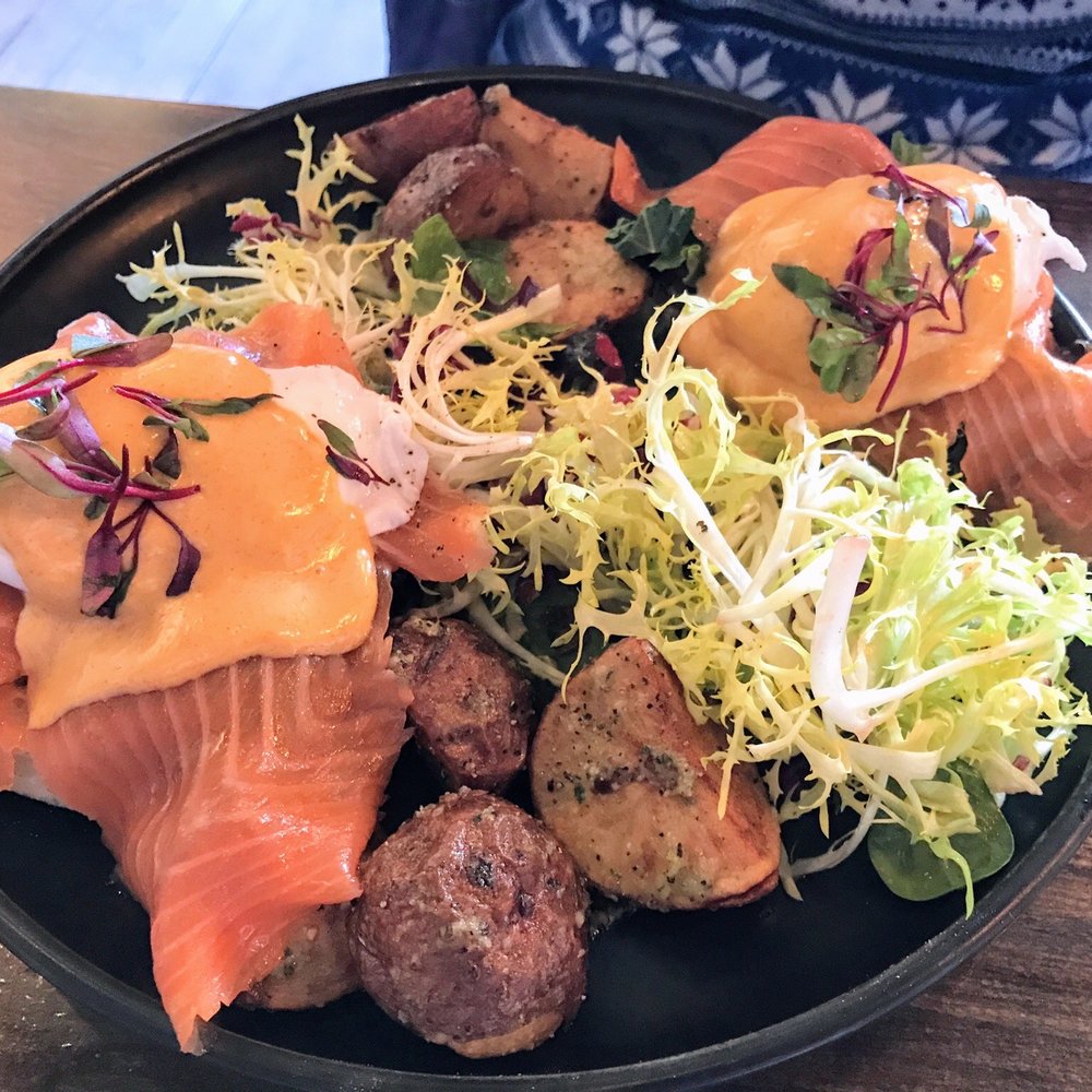 Alchemy Coffee - Salmon Benny - Coffee & Tea Near Me - Markham, Ontario Alchemy Coffee - Salmon Benny - Coffee & Tea Near Me - Markham, Ontario