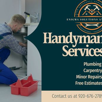 Enigma Solutions and Repair - Handyman Near Me - Fish Creek, Wisconsin Enigma Solutions and Repair - Handyman Near Me - Fish Creek, Wisconsin