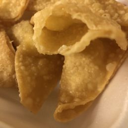 The (lack of) cream cheese puff should be called the won ton puff. The (lack of) cream cheese puff should be called the won ton puff.