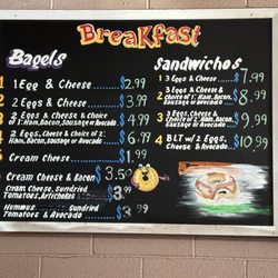 Mike & Ken's Deli - Breakfast menu