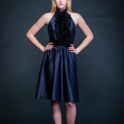 House of Anna Couture and Accessories - Blue dress