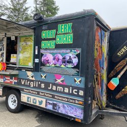 Virgil's Jamaica - Outside the Virgil's Jamaica food truck.