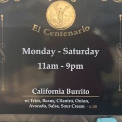 Tacos El Centenario