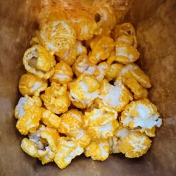 The Pittsburgh Popcorn Company - Cheddar popcorn inside my bag