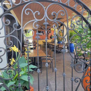 Santa Catarina - The outdoor dining space, as seen from outside the restaurant - Mexican Near Me - Cedar Park, Texas