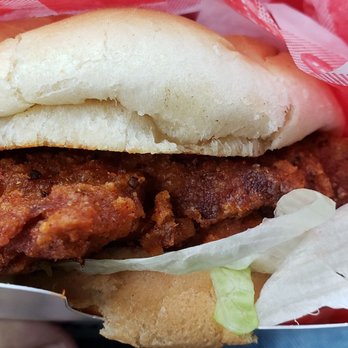 Hancock - The hot chicken sandwich to go. Enjoy the homemade pickles! 5* meal. - Chicken Shop Near Me - Grand Rapids, Michigan Hancock - The hot chicken sandwich to go. Enjoy the homemade pickles! 5* meal. - Chicken Shop Near Me - Grand Rapids, Michigan