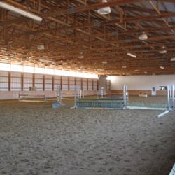 Dream Catcher Farm - The indoor ring at the farm