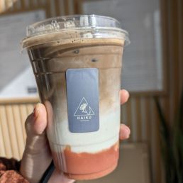 Guava Hojicha Latte