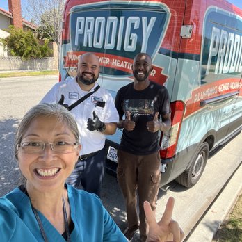 Prodigy Plumbing - Many thanks to George at Prodigy Plumbing ! You're phenomenal !!! Mama, Andre, and Elsie are grateful for all your help !!! - Plumbing Near Me - Long Beach, California Prodigy Plumbing - Many thanks to George at Prodigy Plumbing ! You're phenomenal !!! Mama, Andre, and Elsie are grateful for all your help !!! - Plumbing Near Me - Long Beach, California