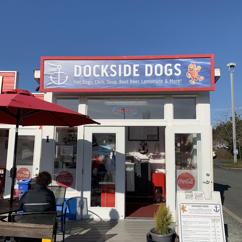 Dockside Dogs - the front of the restaurant - Hot Dogs Near Me - Anacortes, Washington