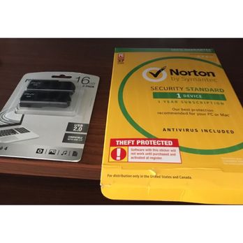 Staples - The USB cable and norton antivirus  I bought.  I need higher gb though. - Printing Services Near Me - Long Beach, California