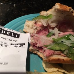 My husband ordered & paid for a "Philly Steak & Cheese" & this is what he got My husband ordered & paid for a "Philly Steak & Cheese" & this is what he got