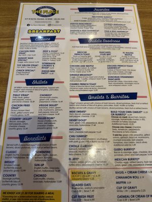 Menu photo 3 The Place Glendale, AZ