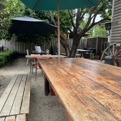 Bank Street Wood Fired Pizza and Gardens - Outdoor seating