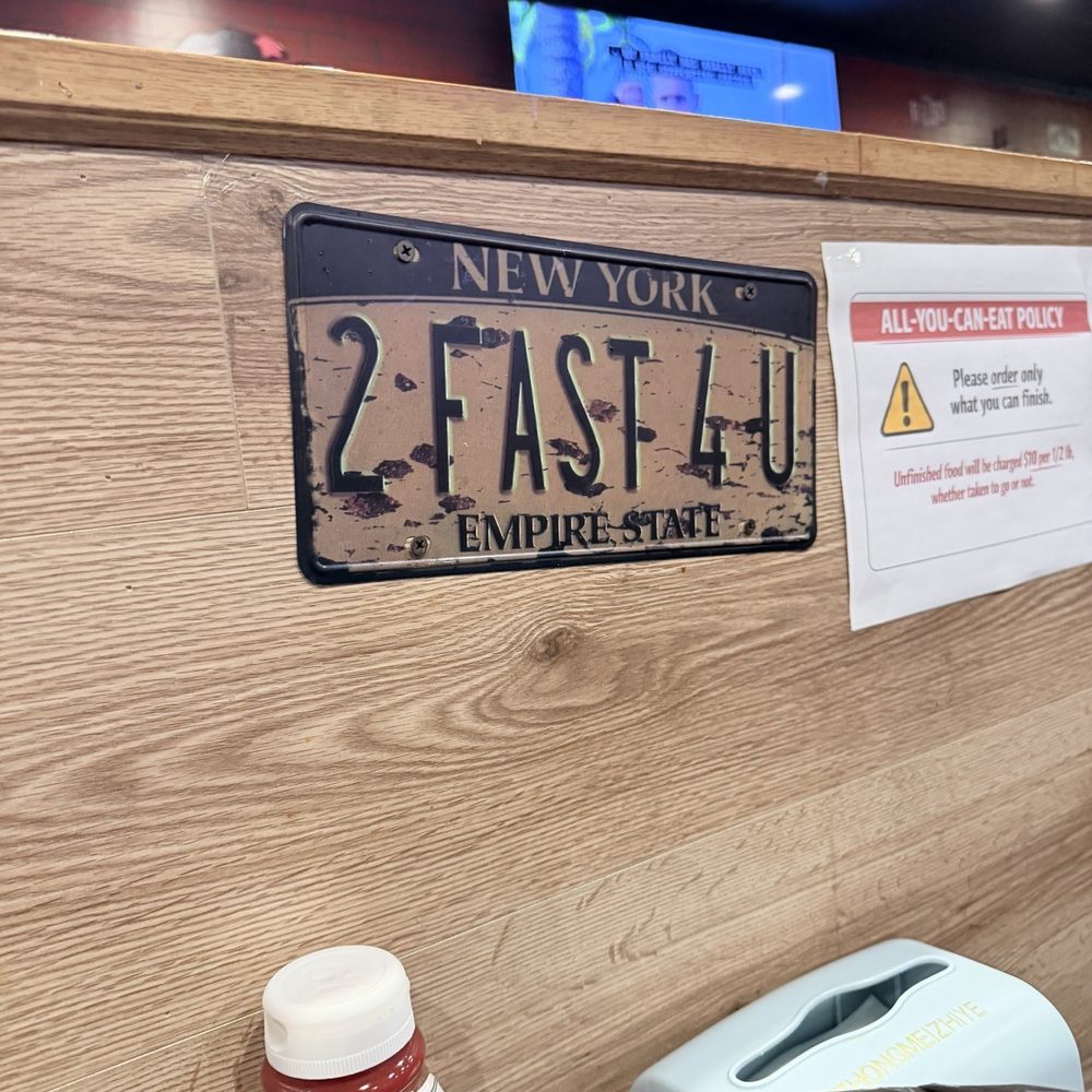 Dummy Crabby - Cute license plates by each table! Very funny that we got NewYork my home town! Let's go knicks!! - Seafood Near Me - Tampa, Florida Dummy Crabby - Cute license plates by each table! Very funny that we got NewYork my home town! Let's go knicks!! - Seafood Near Me - Tampa, Florida