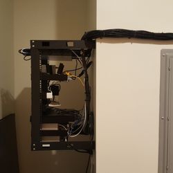 Jeff Tech - Side of rack build from cabinet organization