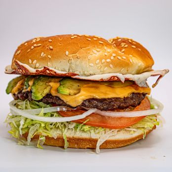 Loco Burger - Kearns - a cheeseburger with lettuce and tomato - Burgers Near Me - Kearns, Utah Loco Burger - Kearns - a cheeseburger with lettuce and tomato - Burgers Near Me - Kearns, Utah