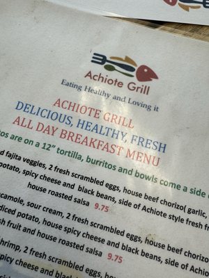 Menu photo 7 Achiote Grill Huntington Beach, CA
