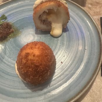The Barterhouse Ybor - Hush puppies with duck (limited duck inside) - New American Near Me - Tampa, Florida