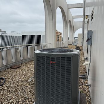 Tran Air - We recently installed a new Trane 5-ton air conditioner in the elevator room. - Heating & Air Conditioning/HVAC Near Me